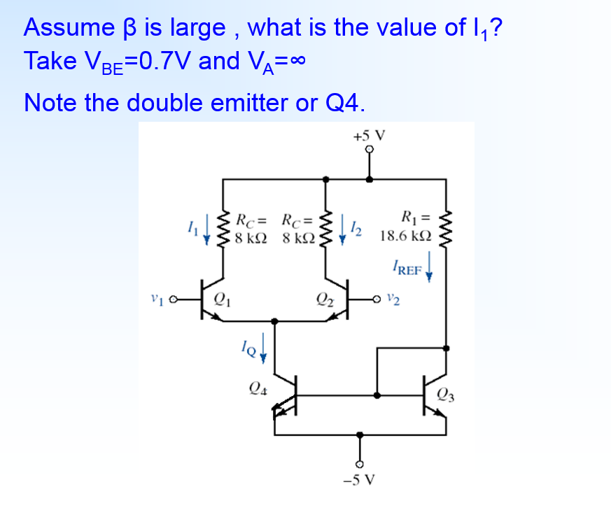 Solved Assume B Is Large , What Is The Value Of L1? Take V | Chegg.com