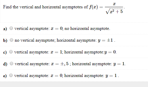 Solved Find the vertical and horizontal asymptotes of f(r) | Chegg.com