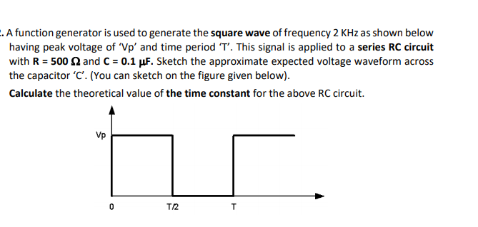 Function Generator Square Solved . A function generator is used to generate the square | Chegg.com