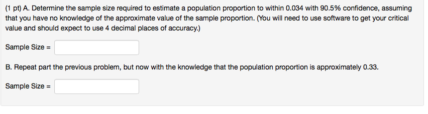 Solved Determine The Sample Size Required To Estimate A | Chegg.com