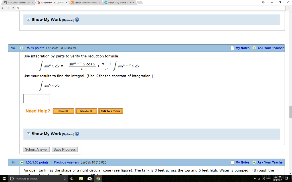Solved MMSN Hatmail Cur Assignment 10 Due Th C Chegg