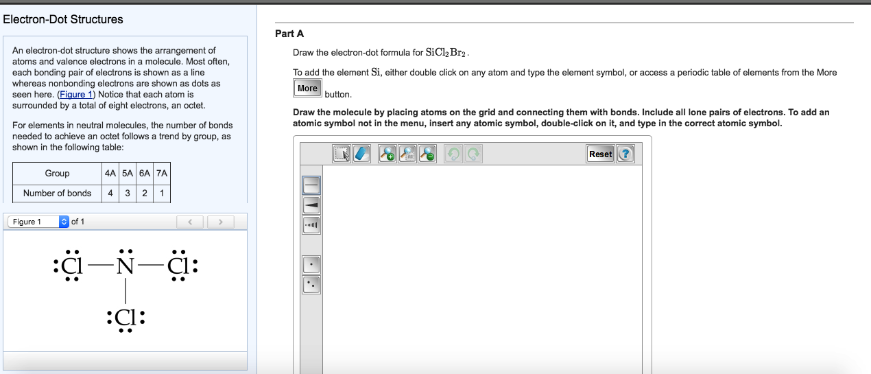 Solved Draw the electrondot formula for SiCl2Br2. To add