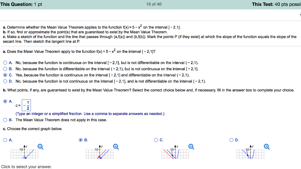 solved-a-determine-whether-the-mean-value-theorem-applies-chegg