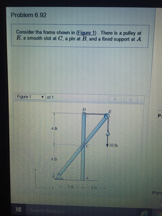 Solved Determine The X And Y Component Of The Force At B 6623