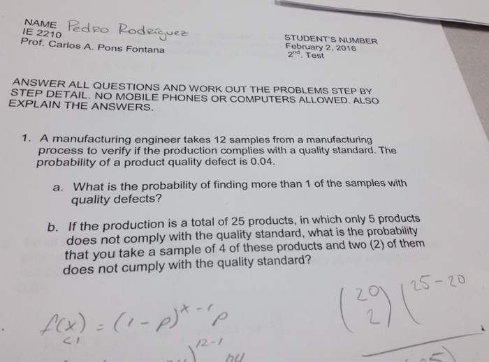 Solved A manufacturing engineer takes 12 samples from a