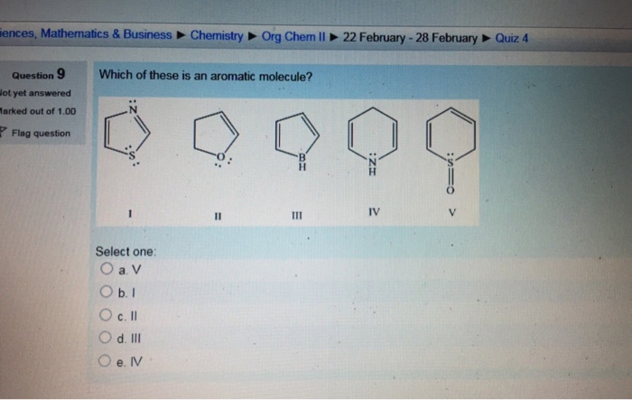 solved-which-of-these-is-an-aromatic-molecule-select-chegg