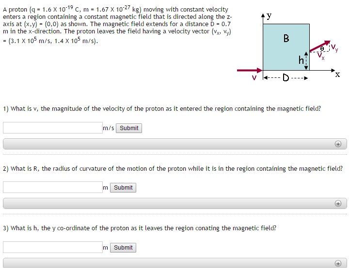 solved-a-proton-q-1-6-x-10-19-c-m-1-67-x-10-27-kg-chegg