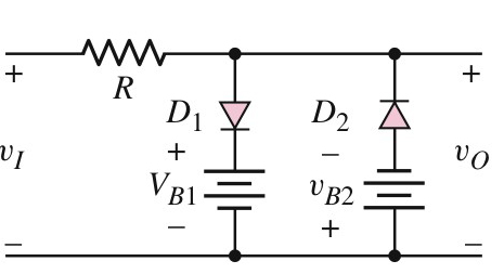 Below is a parallel-based clipper. a) What is the VI | Chegg.com