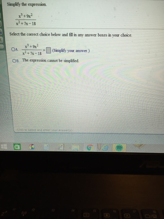 solved-simplify-the-expression-x-3-9x-2-x-2-7x-18-chegg