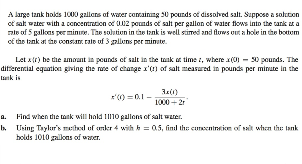 a-large-tank-holds-1000-gallons-of-water-containing-chegg