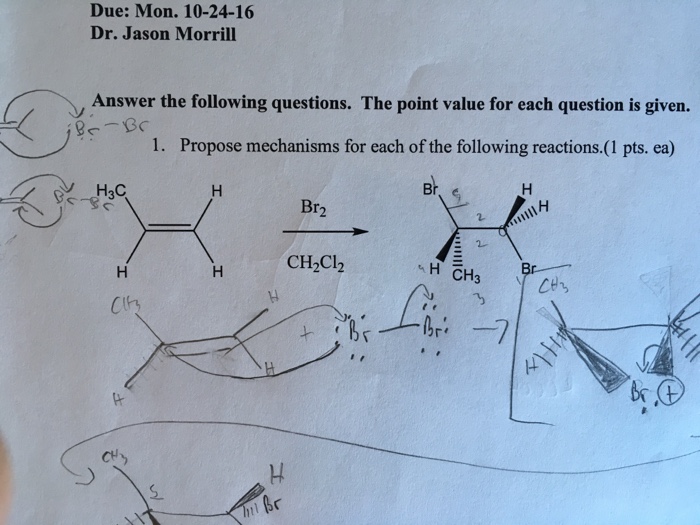 Solved Due: Mon. 10-24-16 Dr. Jason Morrill Answer the | Chegg.com