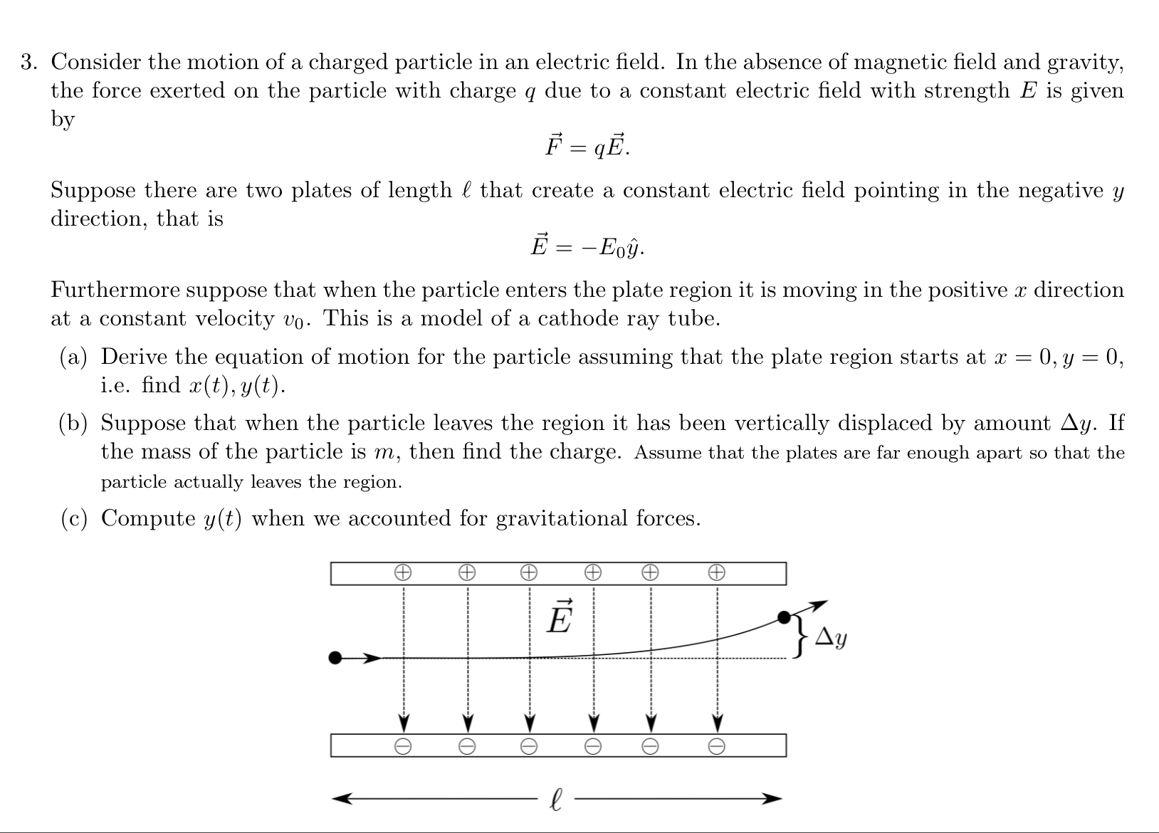 Solved Consider The Motion Of A Charged Particle In An | Chegg.com