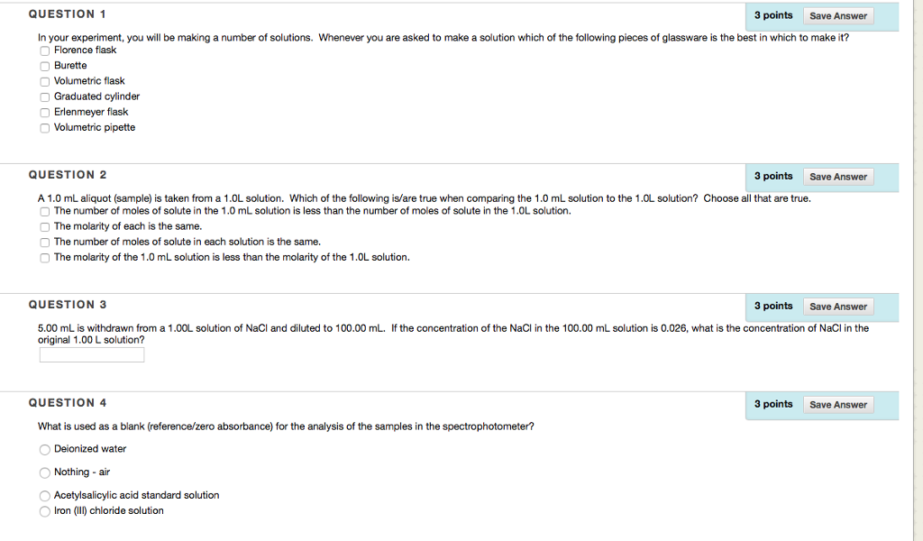 Solved QUESTION 5 3 points Save Answer The acetylsalycylic | Chegg.com