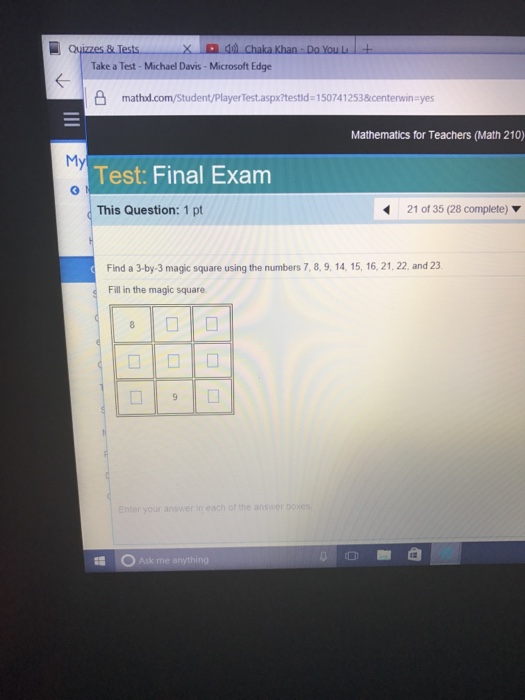 solved-find-a-3-by-3-magic-square-using-the-numbers-7-8-9-14-chegg