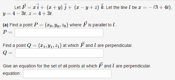 Solved Let F Xi X Y J X Y Z K Let The Line