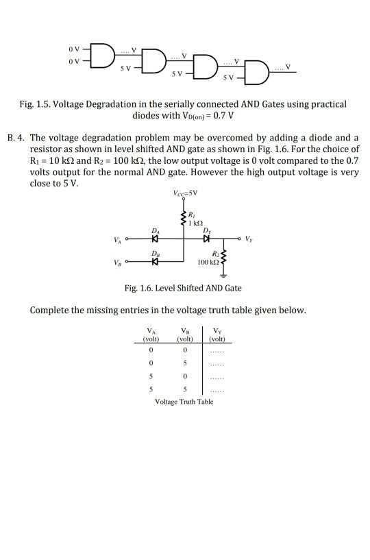 Solved 45 ← EE352-Exp 1 A A B. Preliminary Work B.1. | Chegg.com