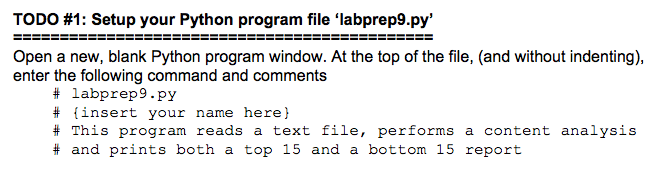 Using Python file input and comprehension | Chegg.com image.