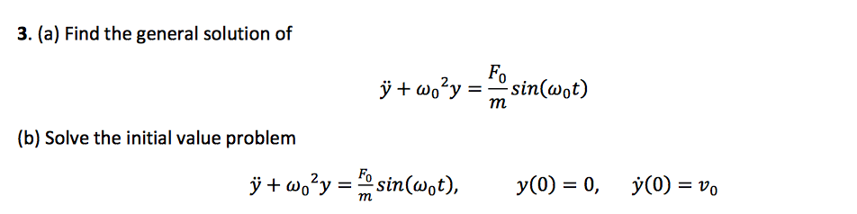 Solved FInd the general solution of the 2nd order ODE & | Chegg.com