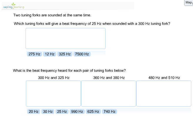 Solved Two Tuning Forks Are Sounded At The Same Time. Which | Chegg.com