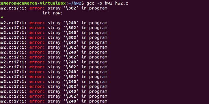 Solved When i run this code i keep getting errows like the | Chegg.com