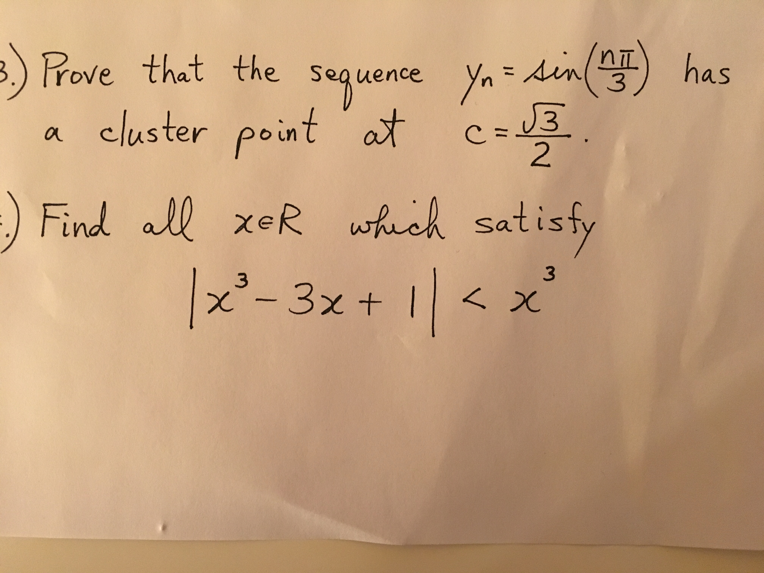 solved-prove-that-the-sequence-y-n-sin-npi-3-has-a-chegg