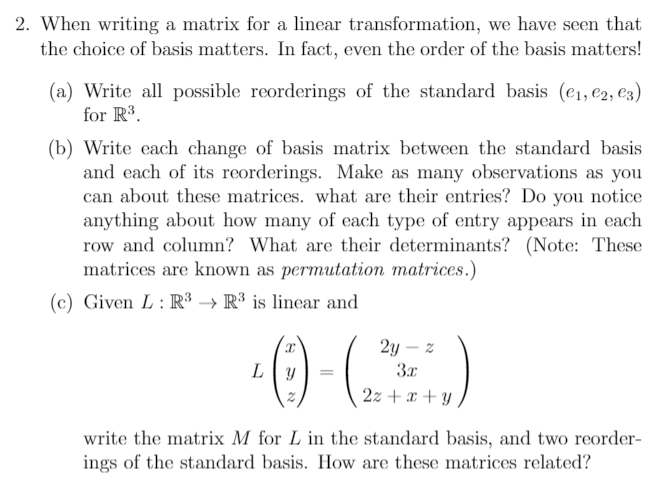 Solved This question is on eigenvalues eigenvectors and Chegg