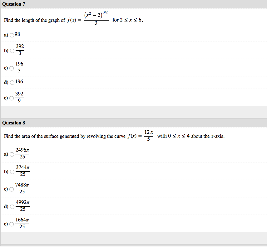 Solved find the length of the graph of f x x 2 chegg