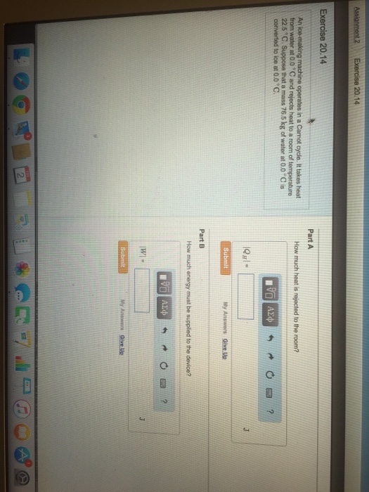 Solved An ice making machine operates in a Carnot cycle. It