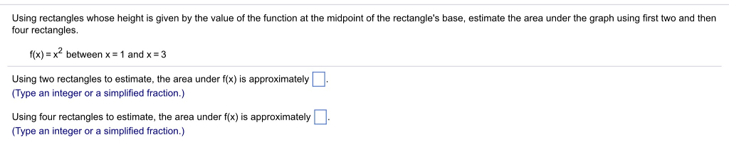 Solved Using rectangles whose height is given by the value | Chegg.com