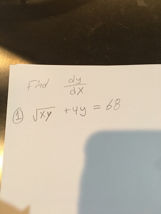 solved-find-dy-dx-square-root-xy-4y-68-chegg