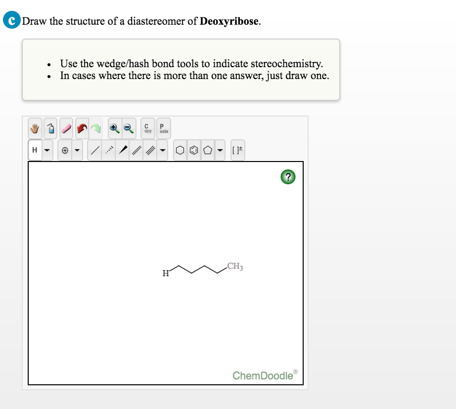 Solved Draw The Structure Of A Diastereomer Of Deoxyribos