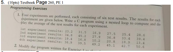 Solved Four experiments are performed, each consisting of | Chegg.com