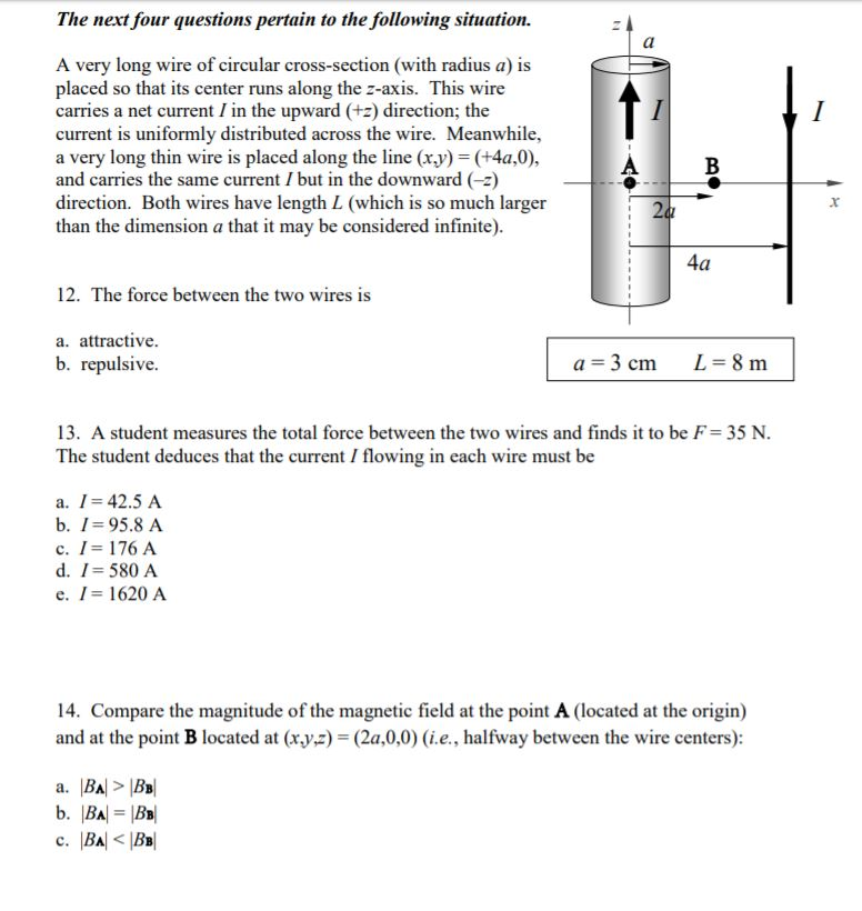 Solved The next four questions pertain to the following | Chegg.com