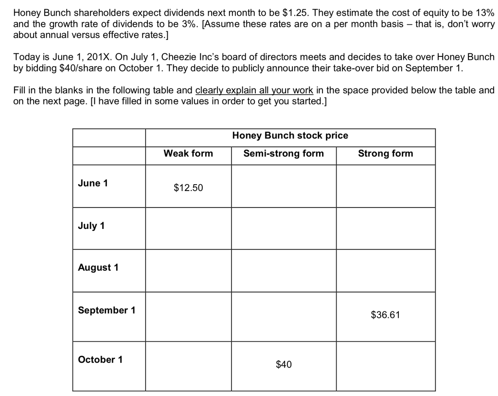 solved-honey-bunch-shareholders-expect-dividends-next-month-chegg