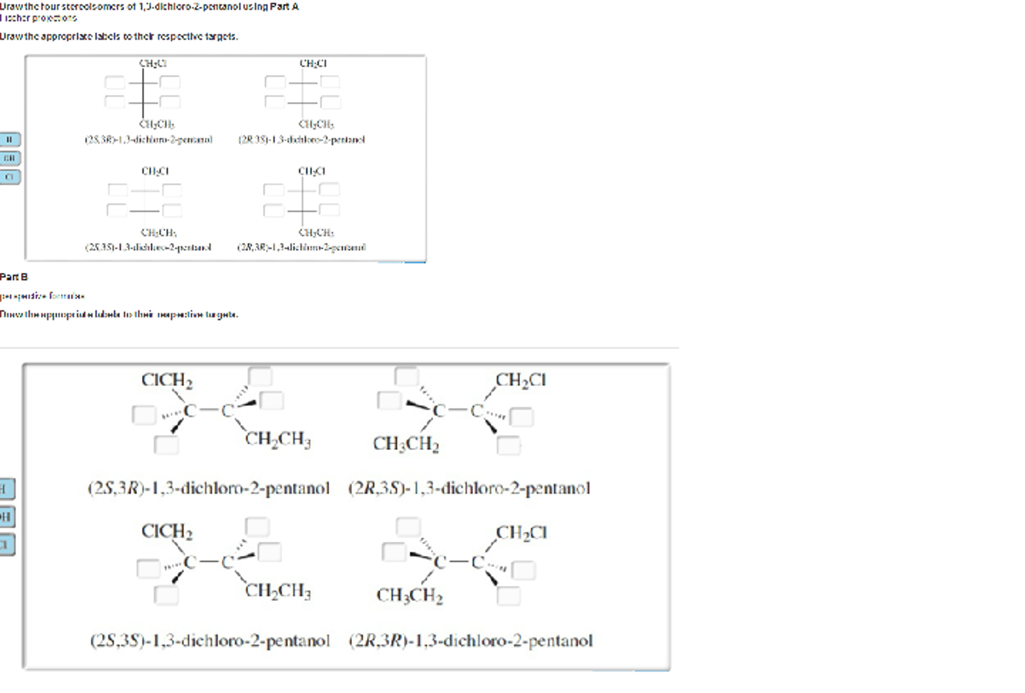 Solved Draw the four stereoisomers of 1, | Chegg.com