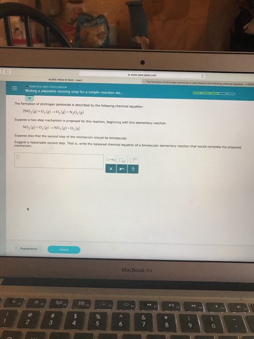 Solved The formation of nitrogen pentoxide is described by | Chegg.com