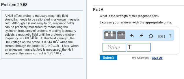 Solved A Hall-effect probe to measure magnetic field | Chegg.com
