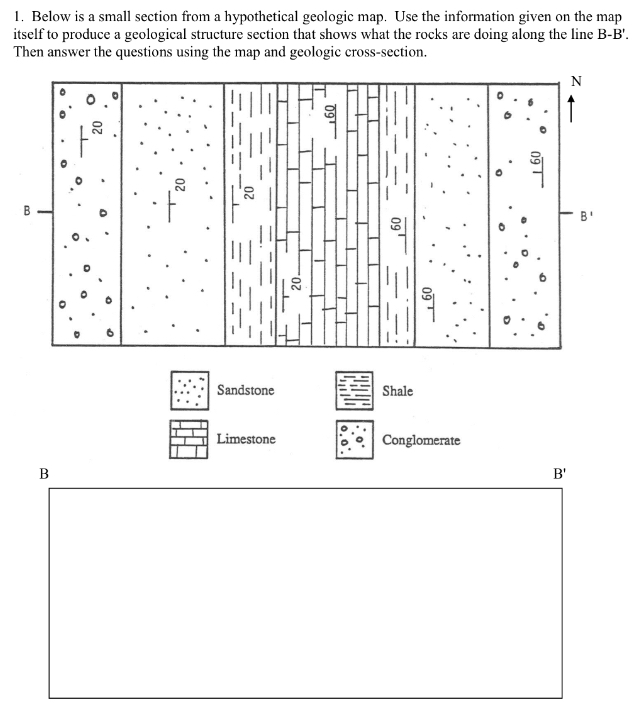Solved 1. Below is a small section from a hypothetical | Chegg.com
