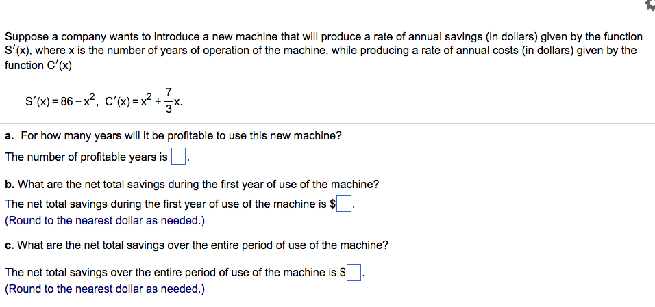 Solved Suppose a company wants to introduce a new machine | Chegg.com