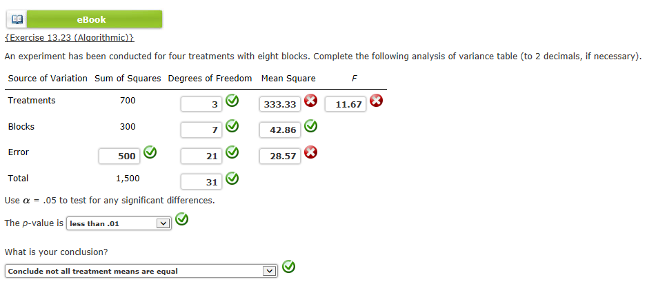 Solved eBook Algorithmic An experiment has been conducted | Chegg.com