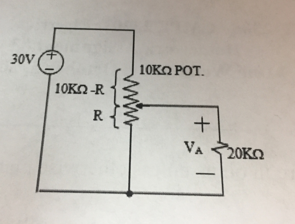 Solved The resistor with arrow symbol in the diagram below | Chegg.com