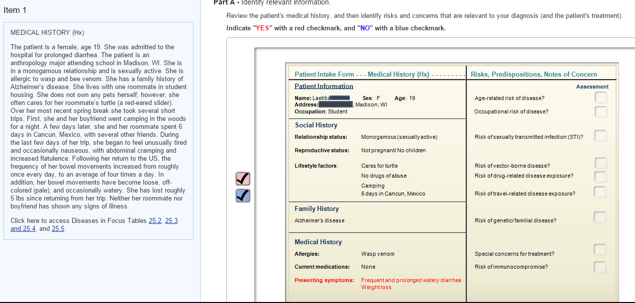 Solved tem 1 MEDICAL HISTORY (Hx The patient is a female,