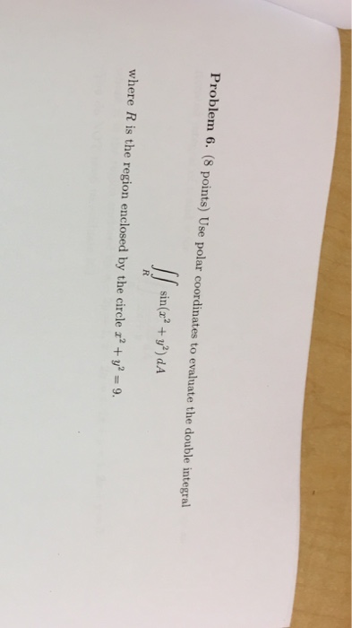 Solved Use polar coordinates to evaluate the double integral | Chegg.com