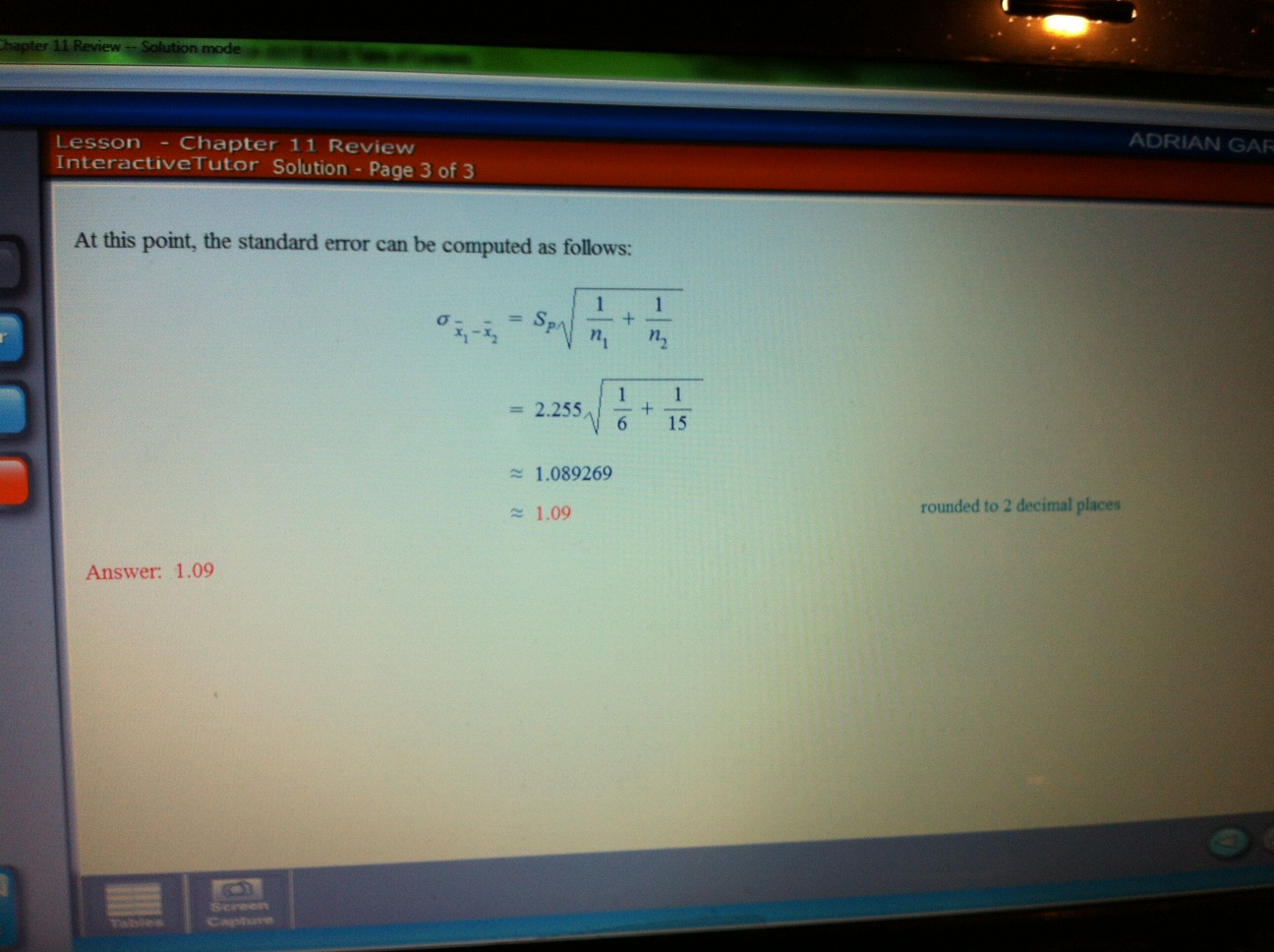Solved You were asked to find the standard error of the | Chegg.com