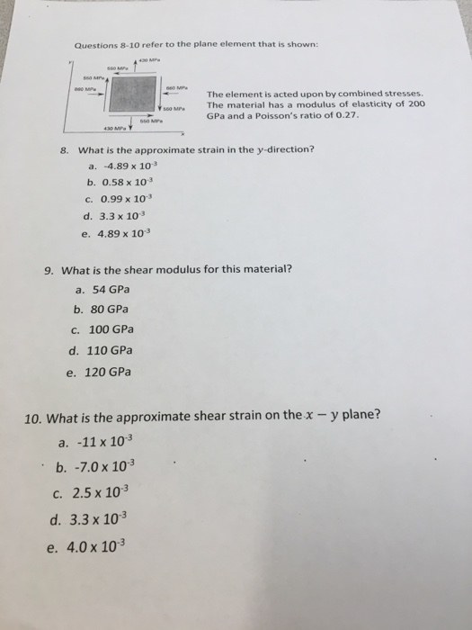 the-element-is-acted-upon-by-combined-stresses-the-chegg