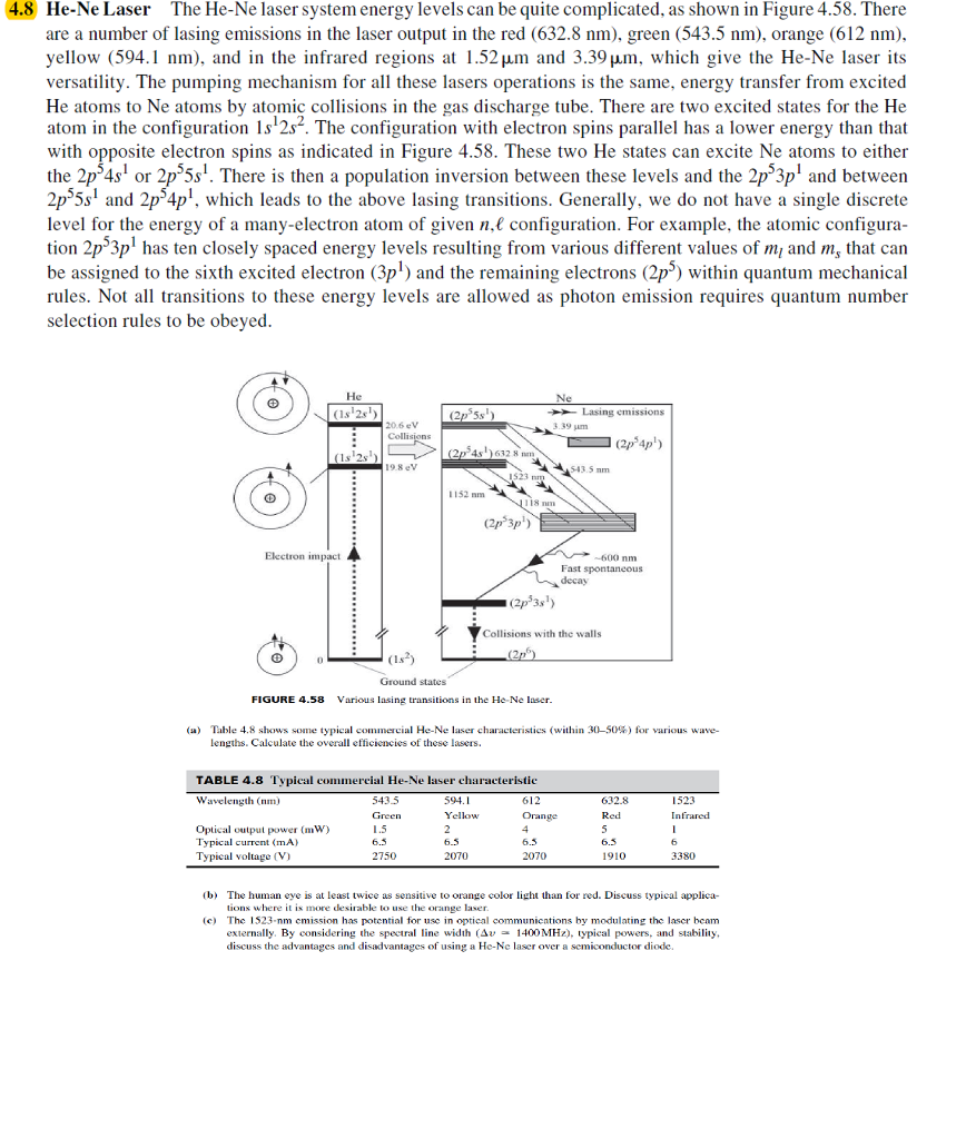 solved-4-8-he-ne-laser-the-he-ne-laser-system-energy-levels-chegg