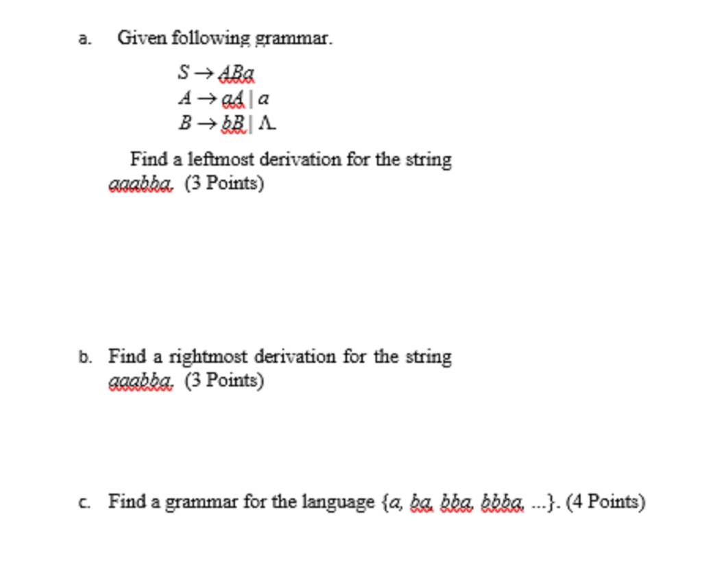 solved-a-given-following-grammar-find-a-leftmost-chegg