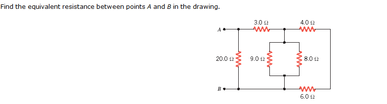 Solved Find The Equivalent Resistance Between Points A And B | Chegg.com