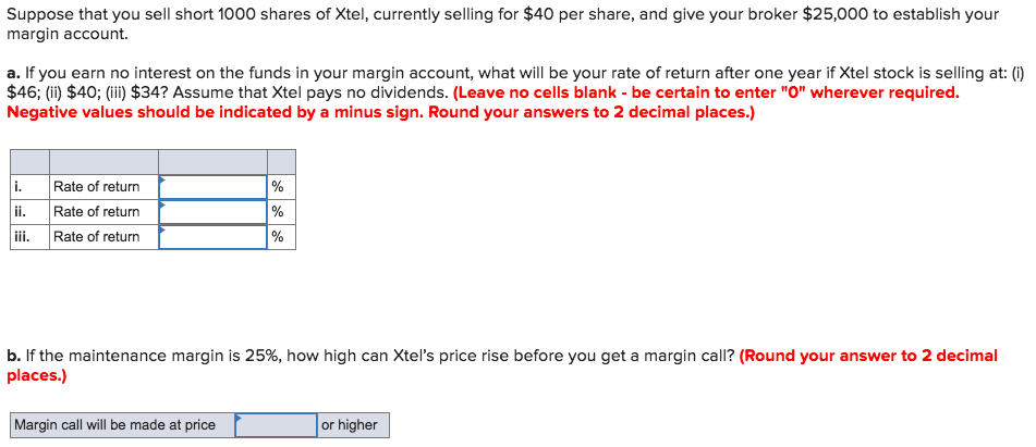 Solved Suppose that you sell short 1000 shares of Xtel, | Chegg.com