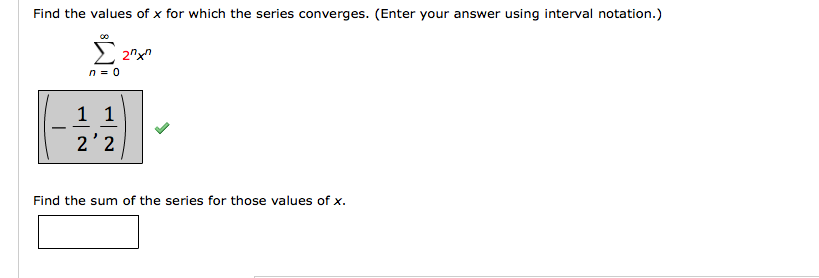 Solved find the values of x for which the series converges chegg
